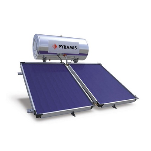 SOLAR WATER HEATER  (026001305) 200Lt 2 ΣΥΛΕΚΤΕΣ 1.5τμ (3τμ) ΤΡΙΠΛΗΣ ΕΝΕΡΓΕΙΑΣ
